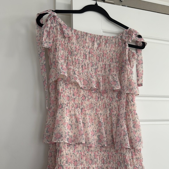 Floral Ruffle Off-Shoulder Dress - Picture 2 of 4